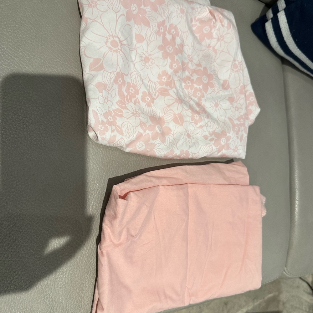 Floral and Pink Pack n Play Sheets